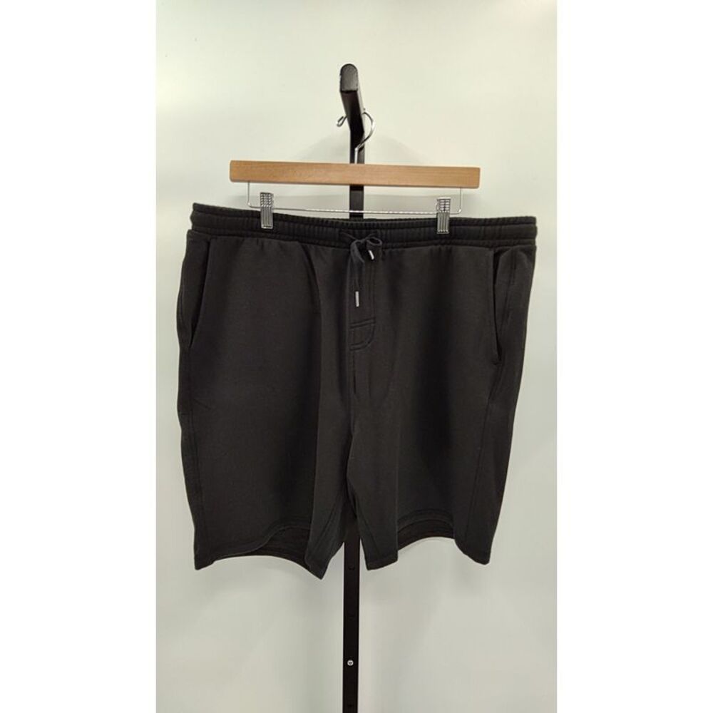 Quince Men’s Supersoft Fleece Sweatshorts Black Shorts XL